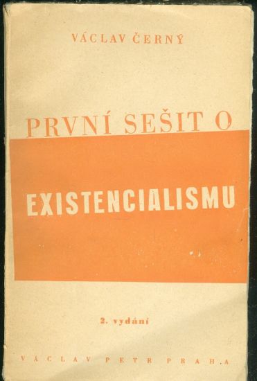 Prvni sesit existencialismu - Cerny Vaclav | antikvariat - detail knihy