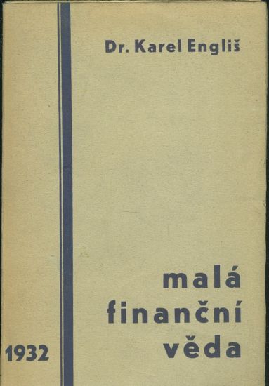 Mala financni veda - Englis Karel | antikvariat - detail knihy