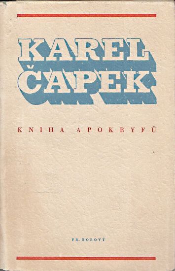 Kniha apokryfu - Capek Karel | antikvariat - detail knihy
