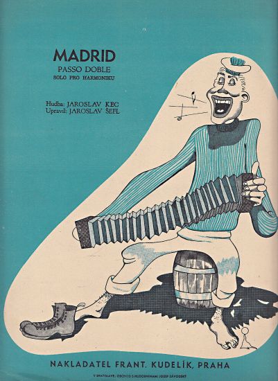 Madrid  Passo doble  solo pro harmoniku - Kec Jaroslav Sefl Jaroslav | antikvariat - detail knihy