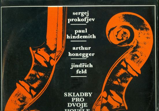 Skladby pro dvoje housle - S Prokofjev P Hindemith A Honegger J Feld | antikvariat - detail knihy