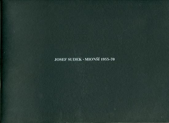 Josef Sudek  Mionsi 1953  70 | antikvariat - detail knihy