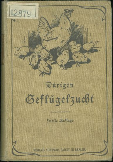 Die Geflugelzucht - Duringen Bruno | antikvariat - detail knihy