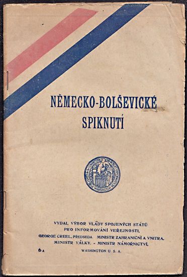 Nemeckobolsevicke spiknuti | antikvariat - detail knihy