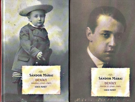 Deniky  Svazek I 19431967  II 19681989 - Marai Sandor | antikvariat - detail knihy