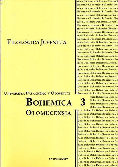 Filologica Juvenilia 3 - Kolektiv autoru | antikvariat - detail knihy