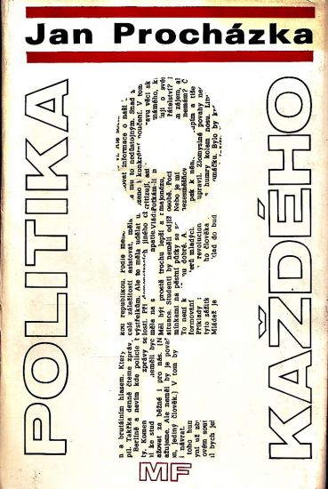 Politika pro kazdeho - Prochazka Jan | antikvariat - detail knihy