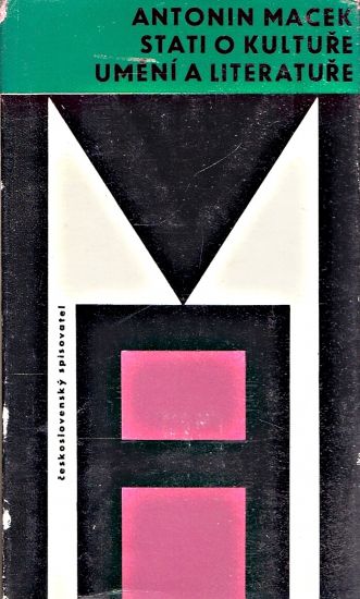 Stati o kulture umeni a literature - Macek Antonin | antikvariat - detail knihy
