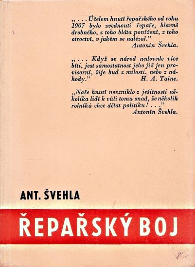 Reparsky boj - Svehla Antonin | antikvariat - detail knihy