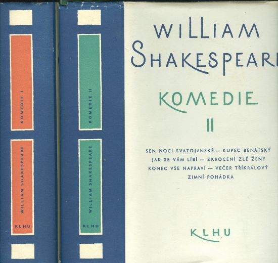 Komedie I  II - Shakespeare William | antikvariat - detail knihy