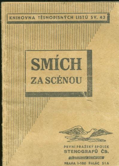 Smich za scenou | antikvariat - detail knihy