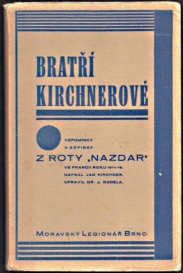 Bratri Kirchnerove - Kirchner Jan Kudela Josef  upravil | antikvariat - detail knihy