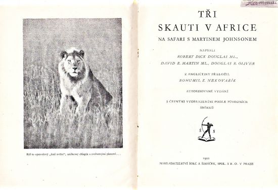 Tri skauti v Africe - Douglas Robert Dick Douglas L Oliver Martin David R | antikvariat - detail knihy