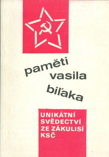 Pameti Vasila Bilaka I | antikvariat - detail knihy