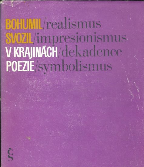 V krajinach poezie - Svozil Bohumil | antikvariat - detail knihy