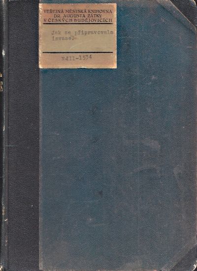 Jak se pripravovala invase   Kombinovana operace 1940  1942 | antikvariat - detail knihy