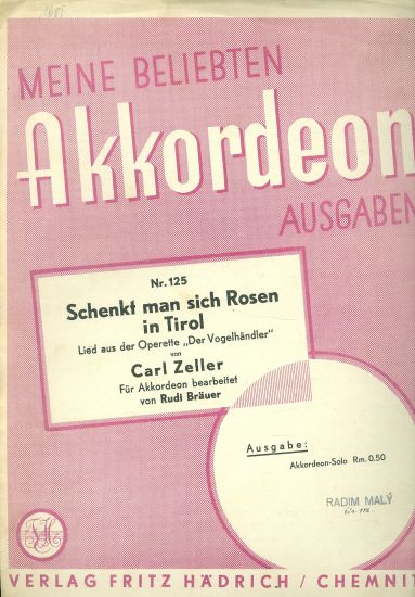Schenkt man sich Rosen in Tirol | antikvariat - detail knihy
