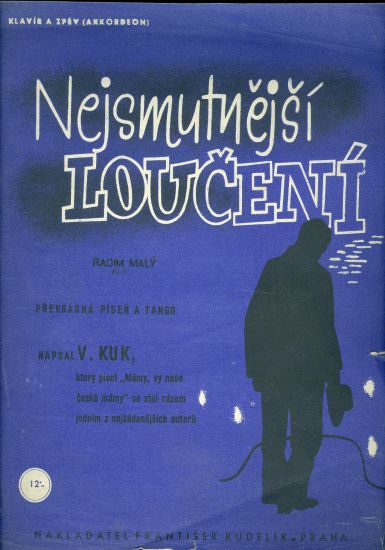 Nejsmutnejsi louceni piano a zpev akordeon | antikvariat - detail knihy