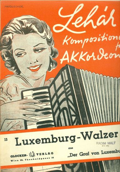 Luxemburg  Walzer  Akkordeon | antikvariat - detail knihy