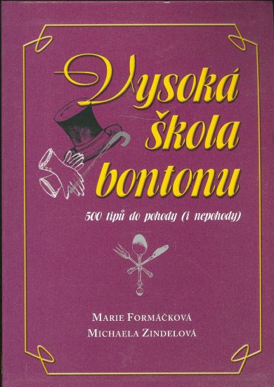 Vysoka skola bontonu - Formackova Marie Zindelova Michaela | antikvariat - detail knihy
