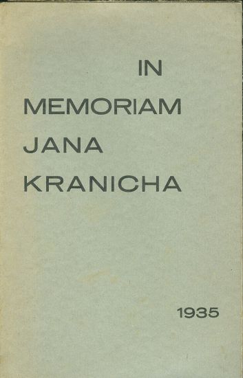 In memoriam Jana Kranicha - Nezbeda V  usporadal | antikvariat - detail knihy