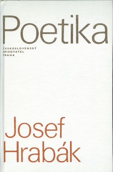 Poetika - Hrabak Josef | antikvariat - detail knihy