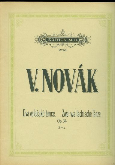 Dva valasske tance pro 2 ruce - Novak V | antikvariat - detail knihy