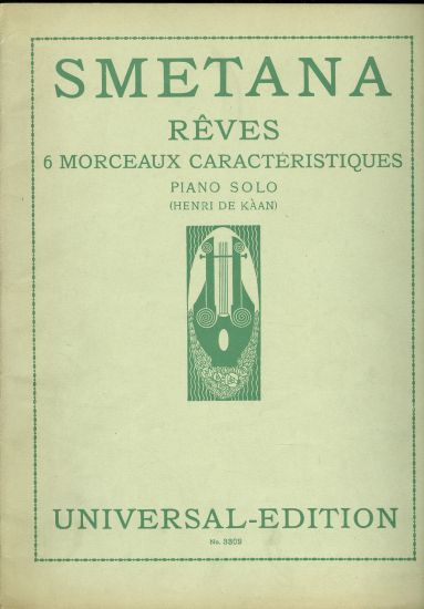 Reves 6 Morceaux Carcteristiques  piano solo - Smetana Bedrich | antikvariat - detail knihy