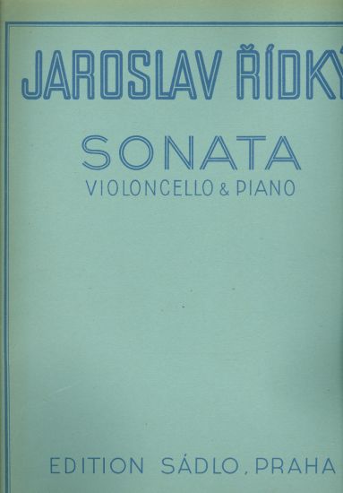 Sonata  Violoncello a piano - Ridky Jaroslav | antikvariat - detail knihy