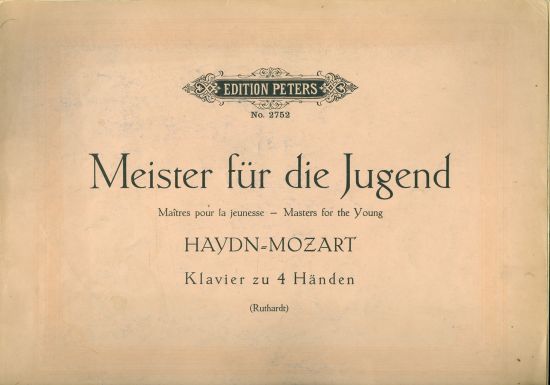 Meister fur die Jugend  Klavier zu 4 Handen - Haydn  Mozart | antikvariat - detail knihy