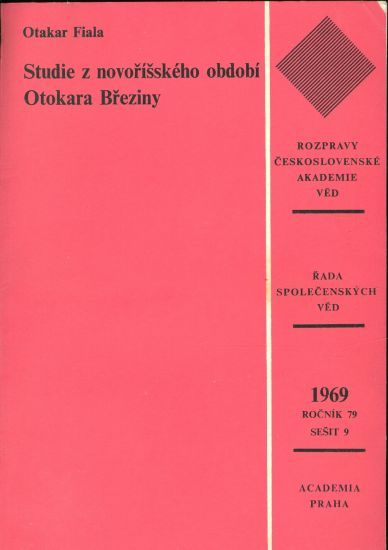 Studie z novorisskeho obdobi Otokary Breziny - Fiala Otakar | antikvariat - detail knihy