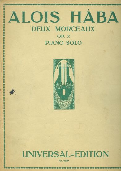 Deux Morceaux op 2 Piano solo - Haba Alois | antikvariat - detail knihy