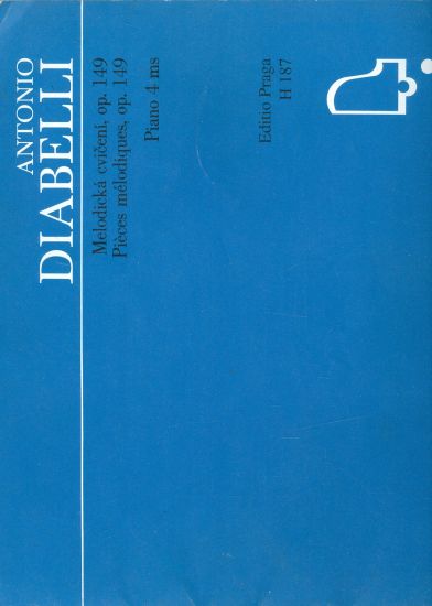 Melodicka cvaiceni op 149 Klavir na ctyri ruce  Piano 4 ms - Diabelli Antonio | antikvariat - detail knihy