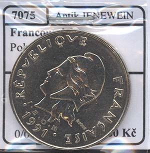 Francouzska Polynesie 50 Frank1991 -  A7075 | antikvariat - detail numismatiky