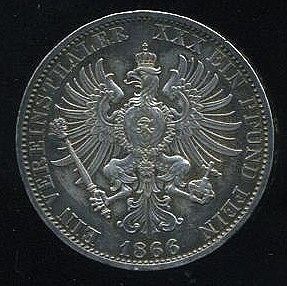 Sptolar 1866 A Prusko Wilhelm I - 7707 | antikvariat - detail numismatiky