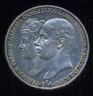 Marka 1904 A Mecklenburg Sch Friedrich Franz - A8088 | antikvariat - detail numismatiky