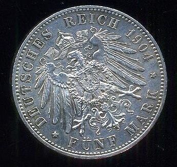 Marka 1904 A Mecklenburg Sch Friedrich Franz - A8088 | antikvariat - detail numismatiky