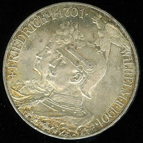 5 Marka 1901 A Prusko Vilhelm II - A8902 | antikvariat - detail numismatiky