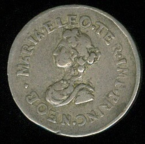 Korunov peniz  Eleonory Magdal Habsburci Leopold I - A8904 | antikvariat - detail numismatiky