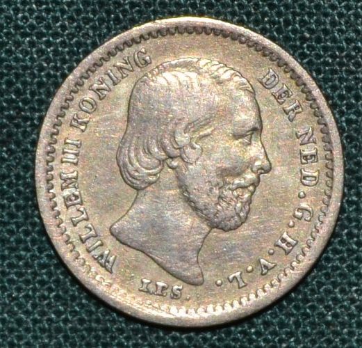 5 Cent 1850 Nizozemi Willem III - A9094 | antikvariat - detail numismatiky