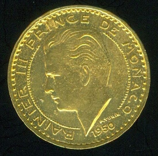 Monako  50 Frank 1950 - C709 | antikvariat - detail numismatiky