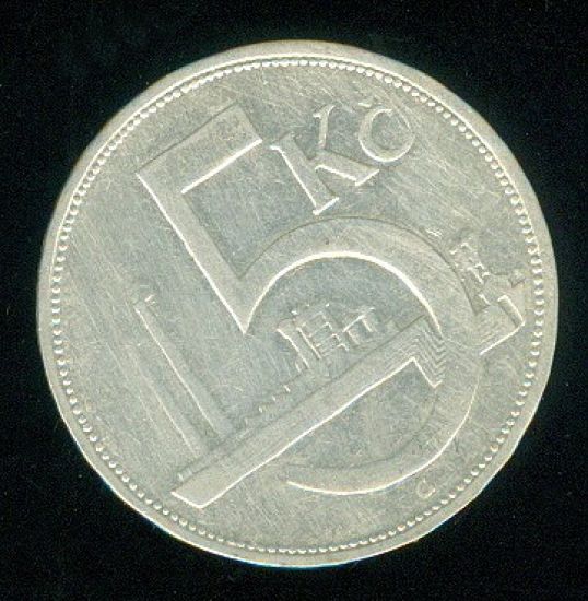 Ceskoslovensko republika 1918  1938 5 Koruna 1932 - C631 | antikvariat - detail numismatiky
