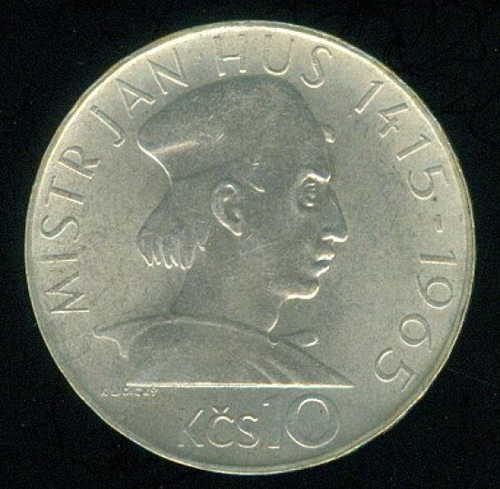 Ceskoslovensko republika 1945  1992 10 Koruna 1965 Mistr Jan Hus - C644 | antikvariat - detail numismatiky