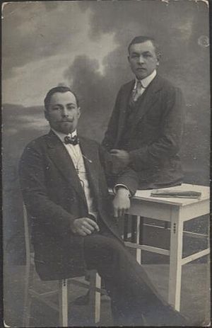 Dva panove | antikvariat - detail pohlednice