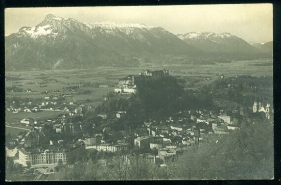 Salzburg | antikvariat - detail pohlednice