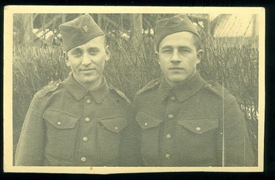 Vojaci | antikvariat - detail pohlednice