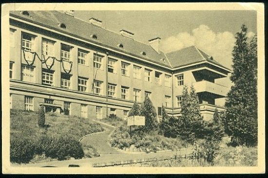 Beroun nemocnice | antikvariat - detail pohlednice