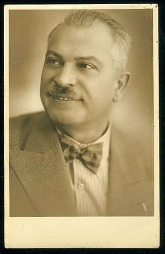 Pan | antikvariat - detail pohlednice