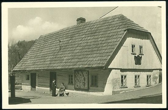 Hronov  Rodny domek A Jiraska | antikvariat - detail pohlednice