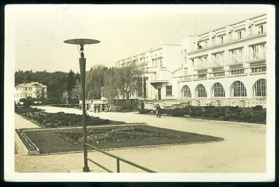 Lazne Velichovky  Masarykuv lazensky palac | antikvariat - detail pohlednice